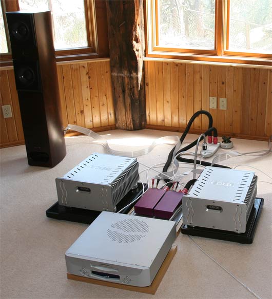 Adagio speakers on Kharma amps