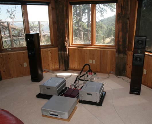 Adagio speakers on Kharma amps