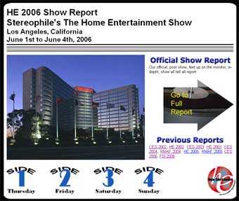 Our Stereophile Home Entertainment HE 2006 Show Report