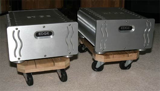 Edge amps on 4 wheel dollies