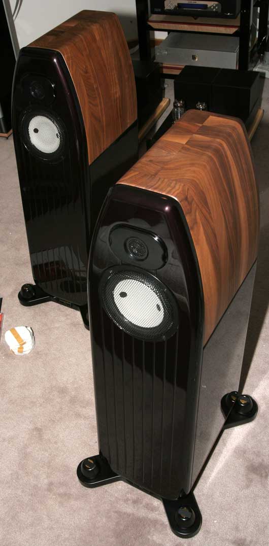 The unwrapped Kharma Mini Exquisites loudspeakers