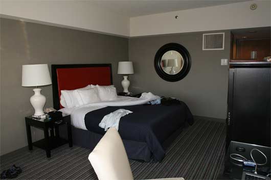 Picture of hotel room