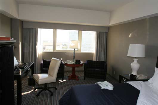 Picture of hotel room