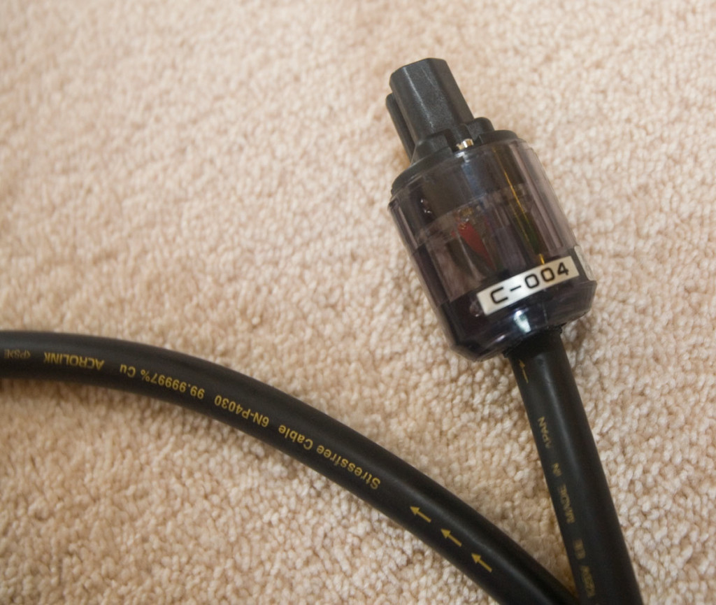 Sold Acrolink 6NP4030 power cord, w/Oyaide Beryllium Copper