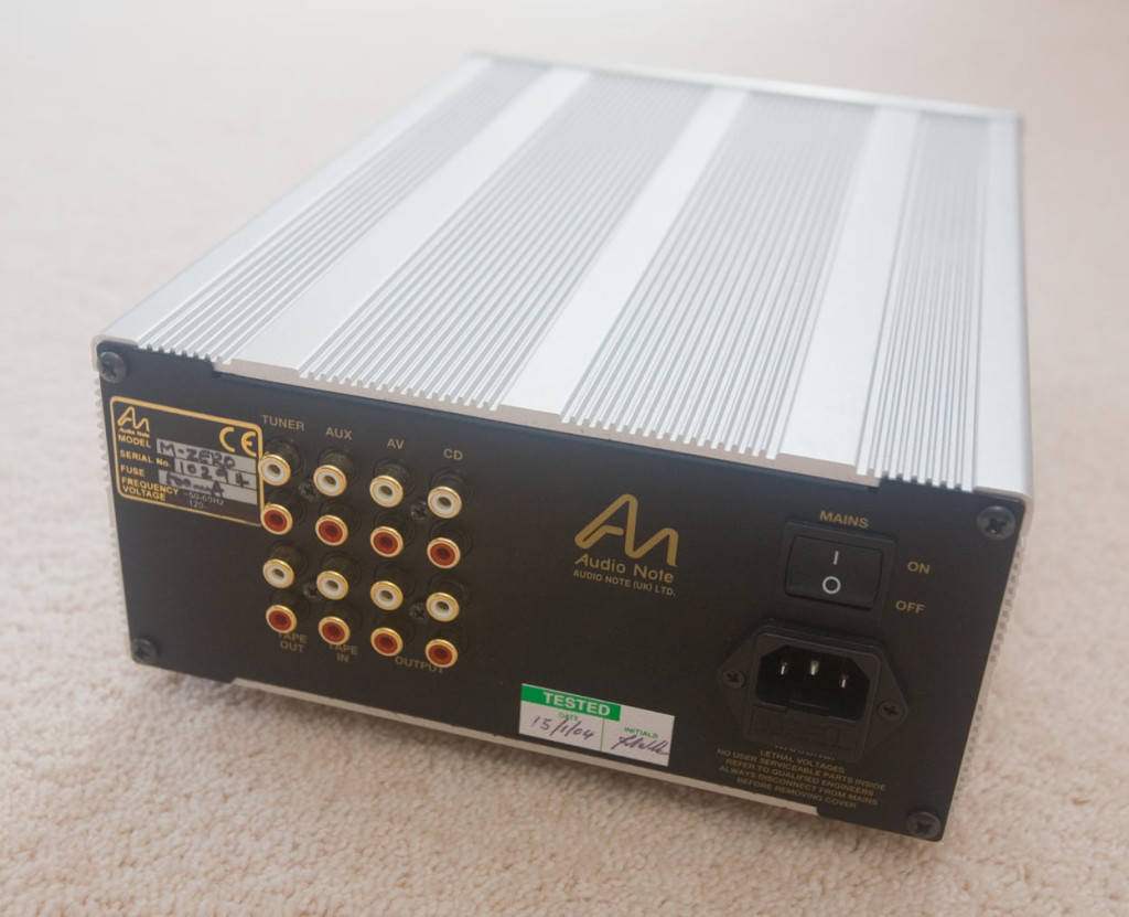 SOLD Audio Note MZero preamp Audio Federation