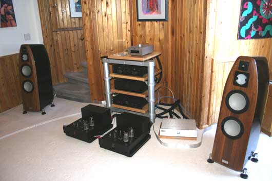 The Lamm ML2.1 on the Marten Coltrane speakers