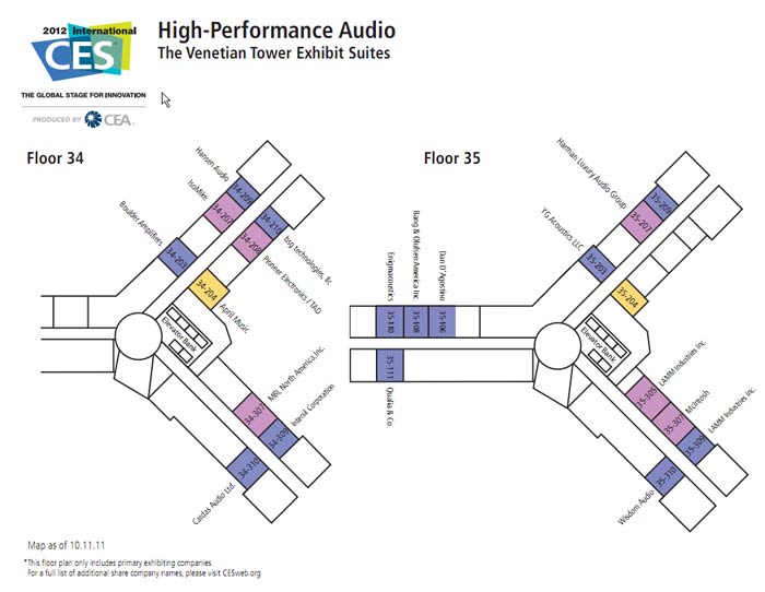 CES 2012 Highend Audio, High Performance Audio,